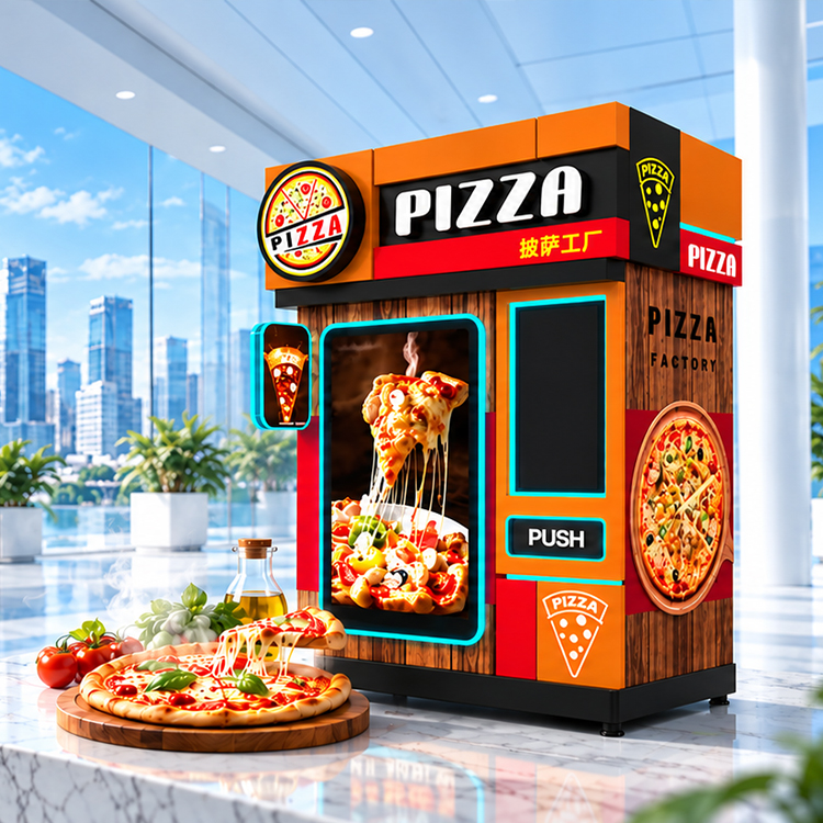 Máquina expendedora de pizzas